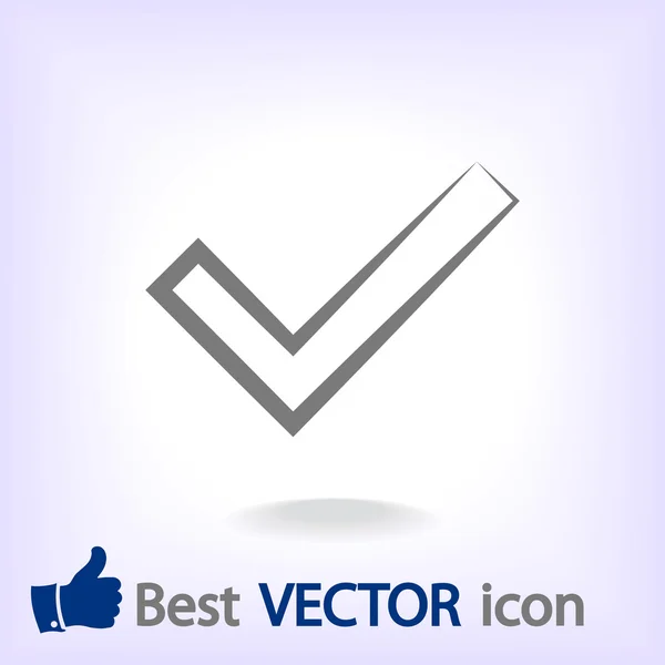 Confirm icons — Stock Vector