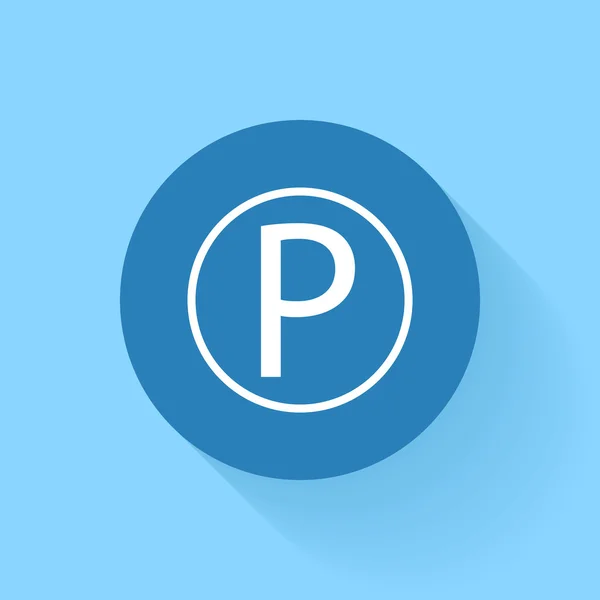 P wassen symbool — Stockvector