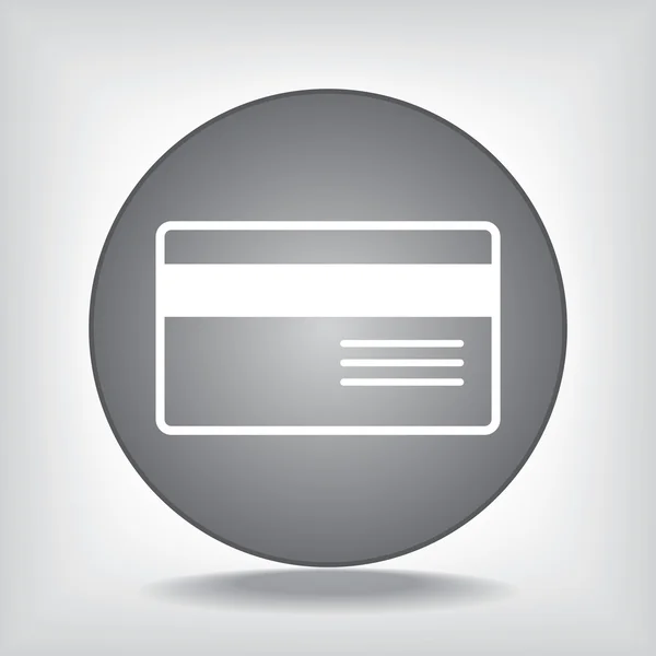 Pictogram van de creditcard van de Bank — Stockvector