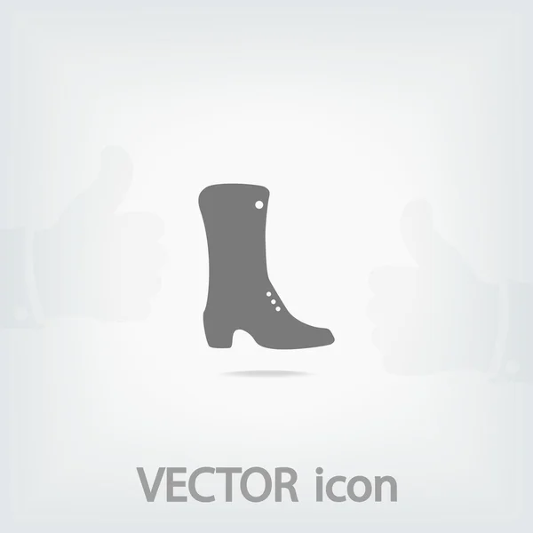Mujer zapatos icono — Vector de stock