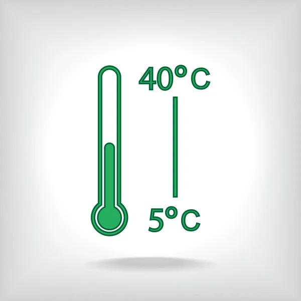 Termometre simgesi — Stok Vektör