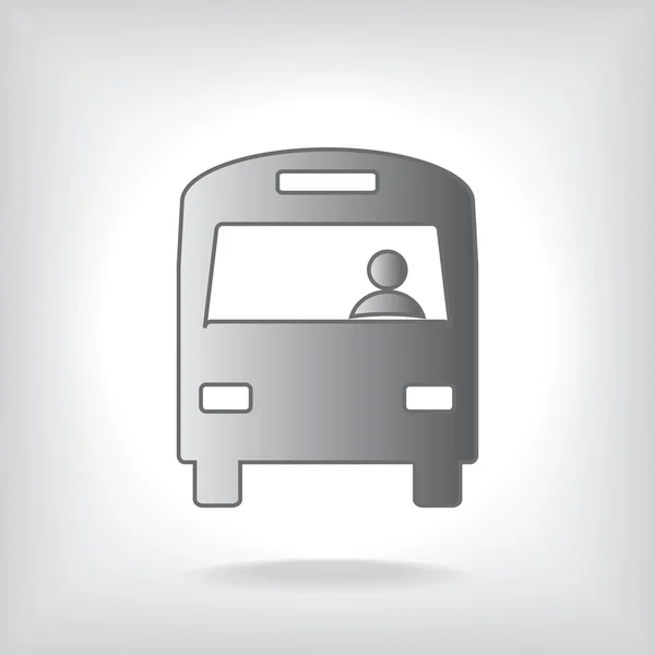 Ilustración del icono del autobús — Vector de stock