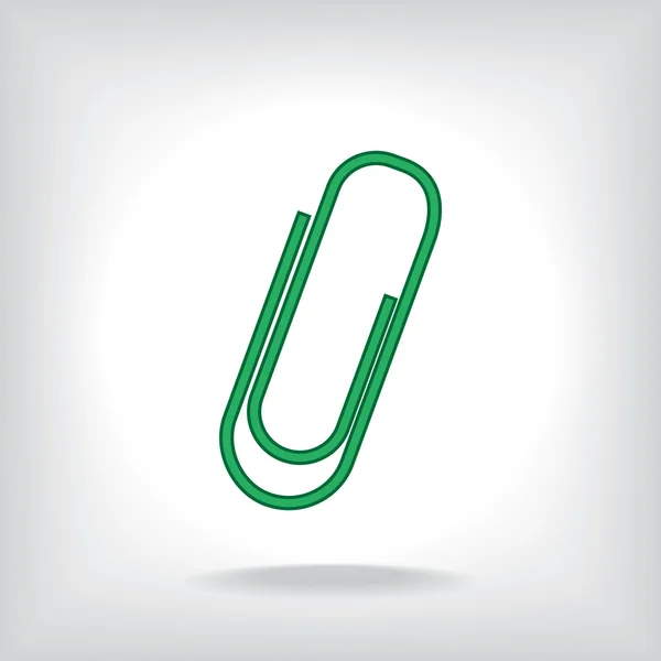 Clip de papel icono — Vector de stock