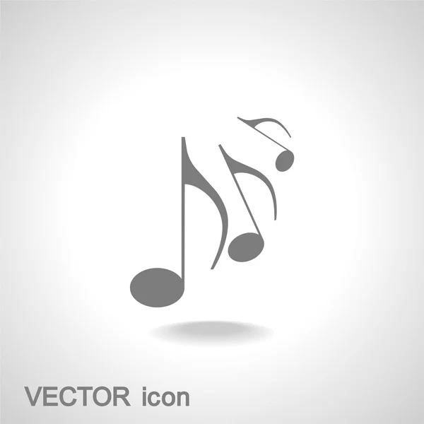 Ícone de música — Vetor de Stock