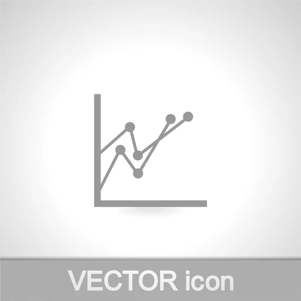 Infografía, icono del gráfico — Vector de stock