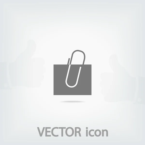 Paperclip pictogram — Stockvector