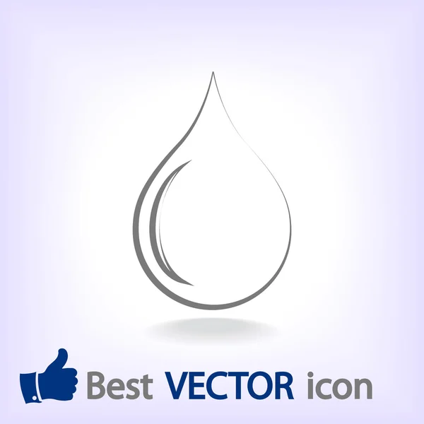 Drop icon — Stock Vector