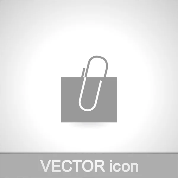 Paper clip icon — Stock Vector