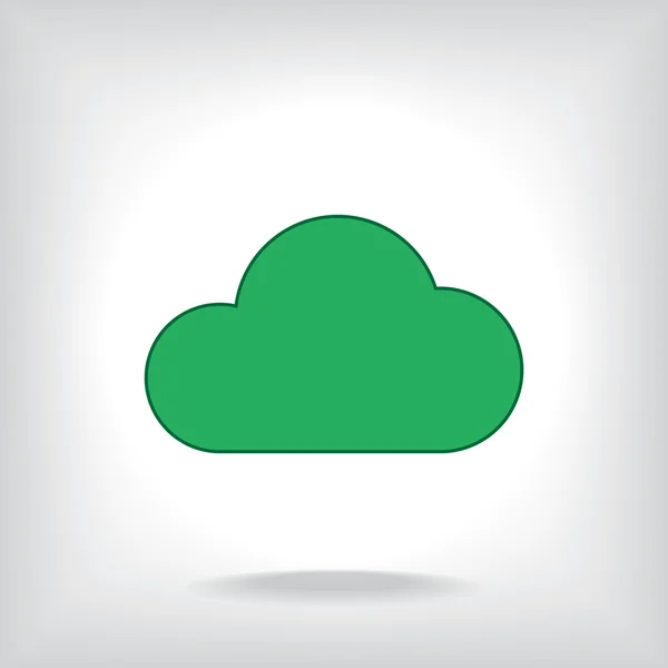 Icono de nube — Vector de stock