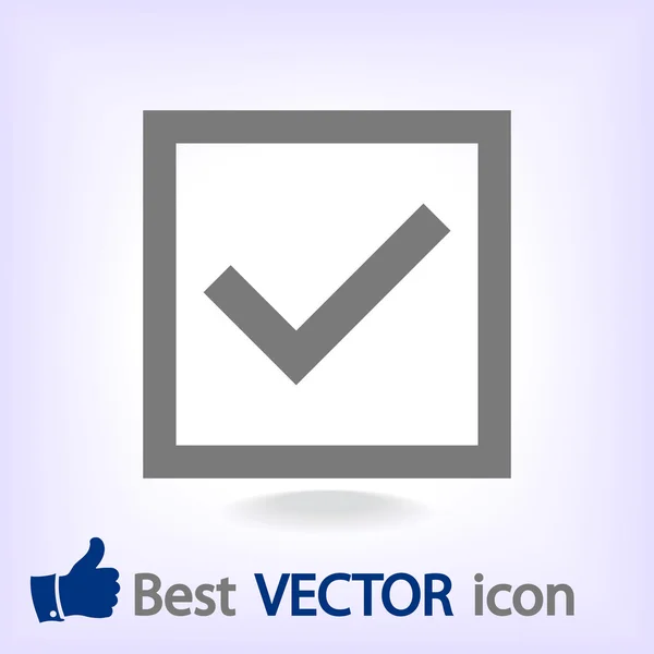 Confirm icons — Stock Vector