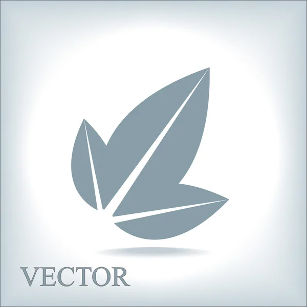 Icono de hoja — Vector de stock