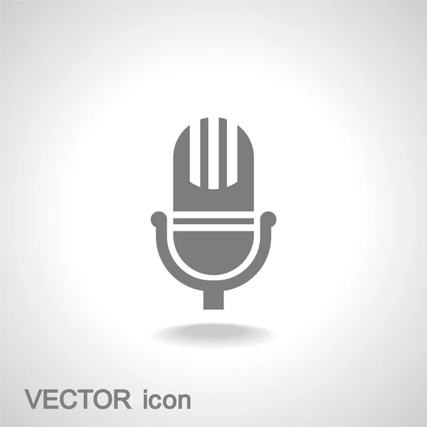 Mikrofon-Ikone — Stockvektor