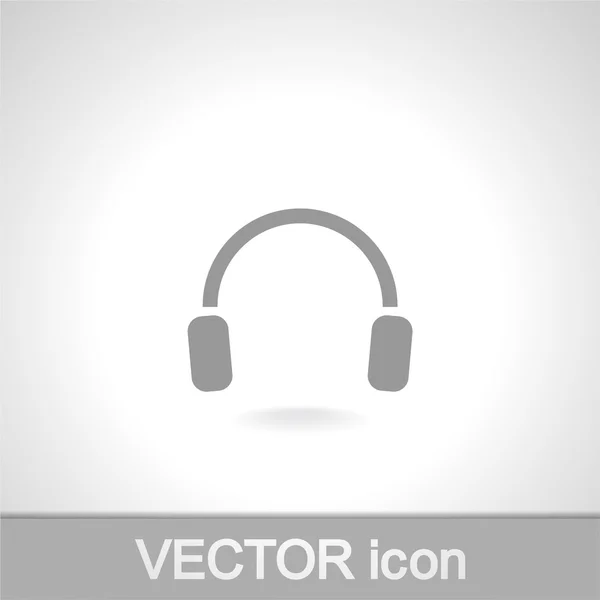 Hoofdtelefoon pictogram — Stockvector