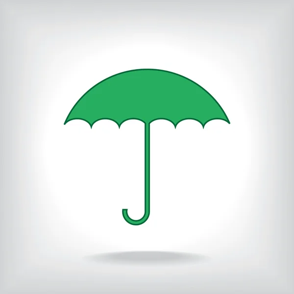 Regenschirm-Symbol — Stockvektor