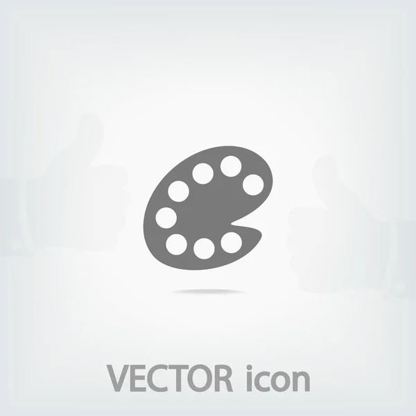 Icono de paleta de colores — Vector de stock