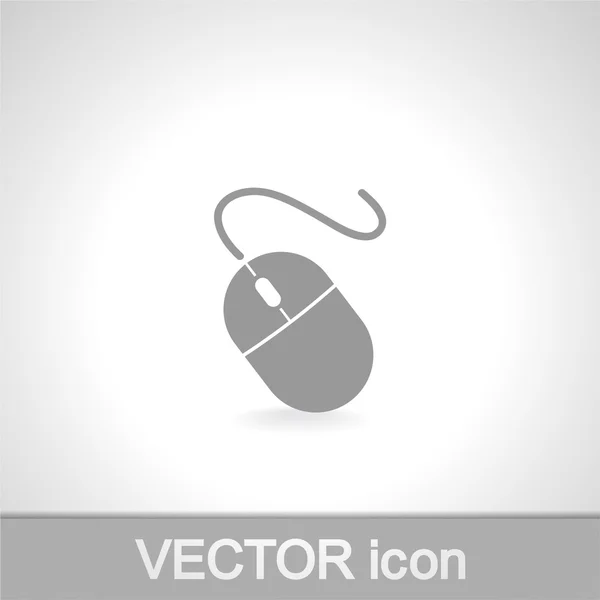 Icono del ratón ordenador — Vector de stock