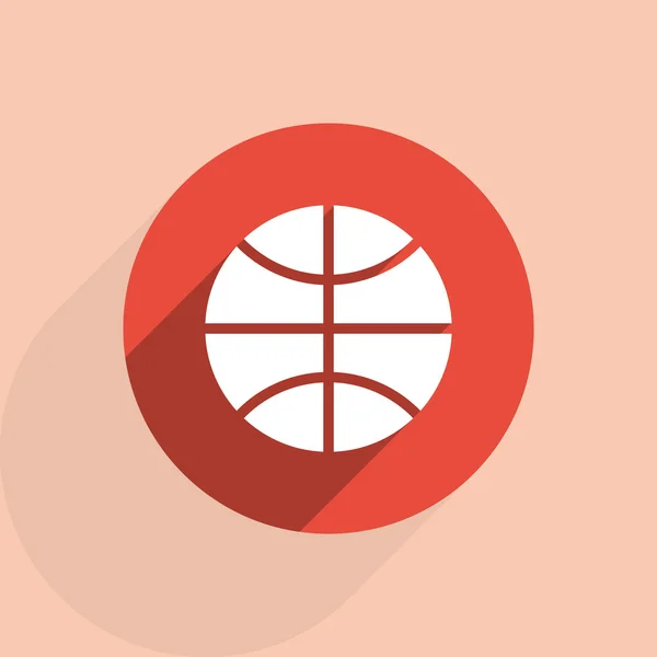 Icône de basket-ball — Image vectorielle