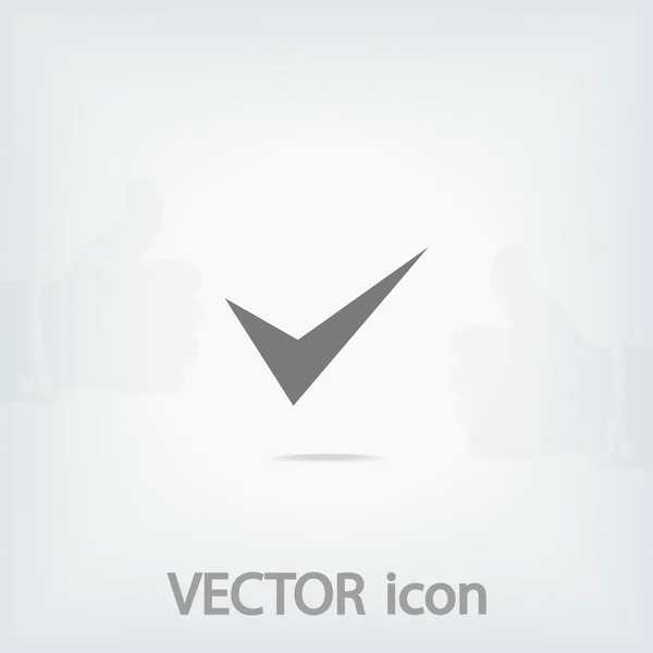 Confirmar iconos — Vector de stock