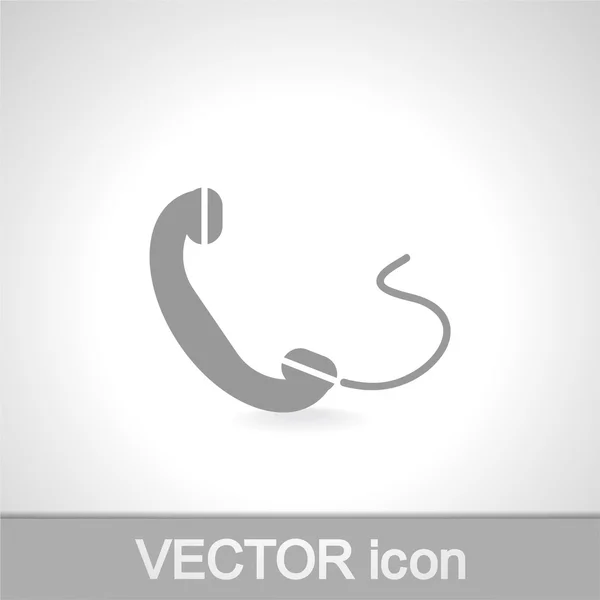 Telefon, płaskie ikona — Wektor stockowy