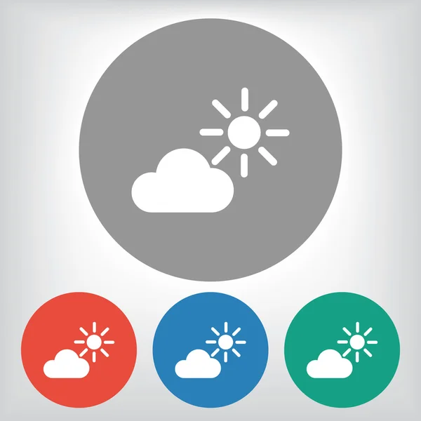 Weather Web icon — Stock Vector