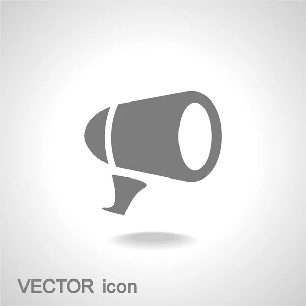 Icono de megáfono — Vector de stock