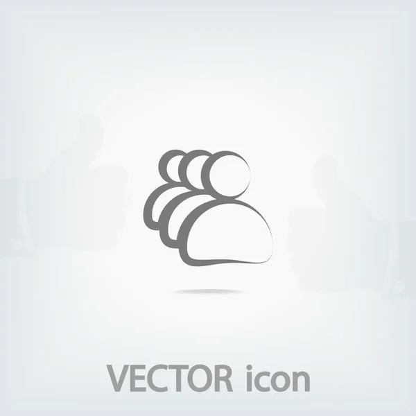 Icono de gente — Vector de stock