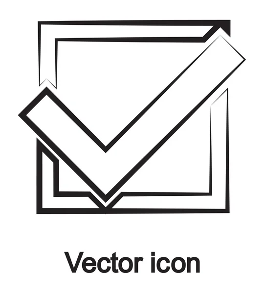 Confirm icons — Stock Vector