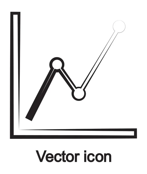 Infografica, icona del grafico — Vettoriale Stock