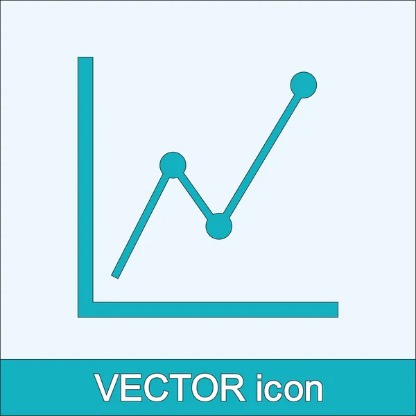 Infographie, icône graphique — Image vectorielle