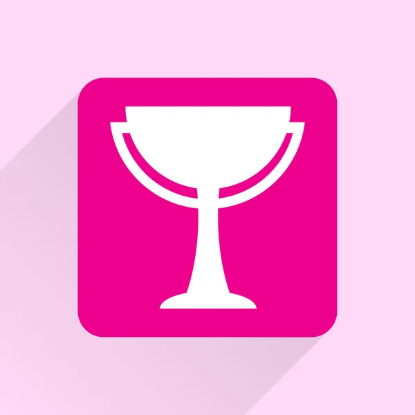 Winnaar, trofee symboolpictogram — Stockvector