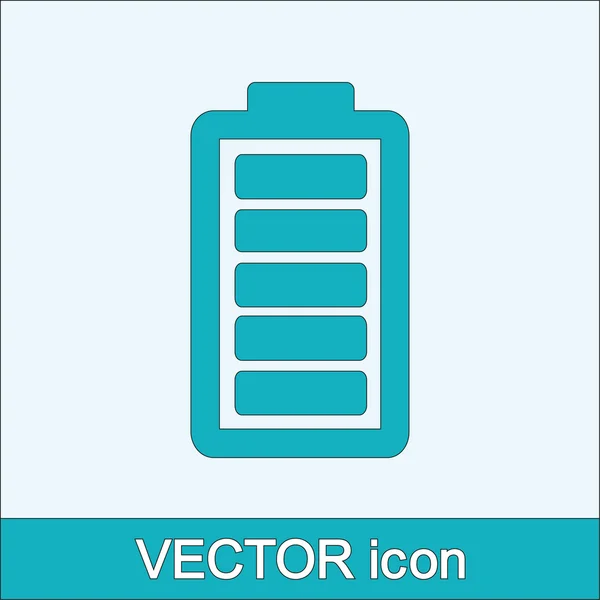 Значок нагрузки аккумулятора — стоковый вектор