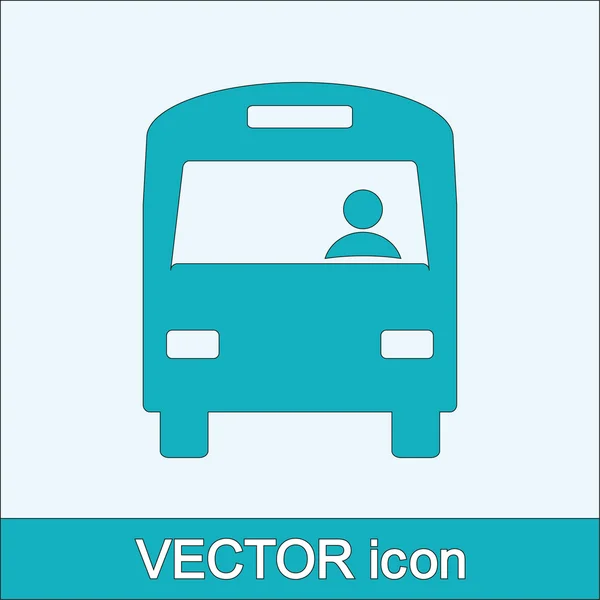 Illustration icône bus — Image vectorielle