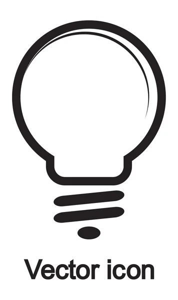 Light bulb icon — Stock Vector