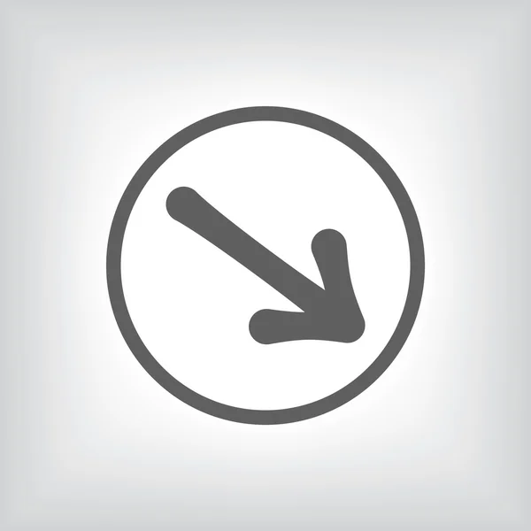 Icono de flecha — Vector de stock