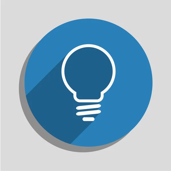 Light bulb icon — Stock Vector