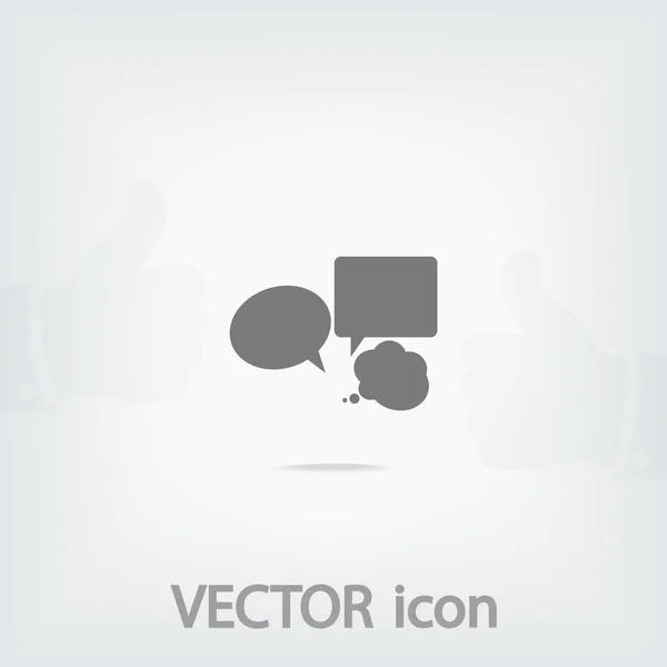 Ikona bublin řeči — Stockový vektor