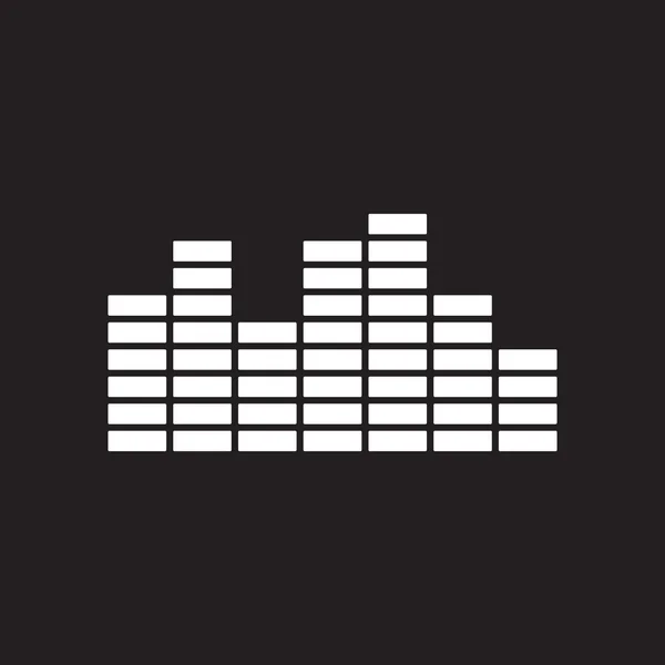 Саундвейв Музыка значок — стоковый вектор