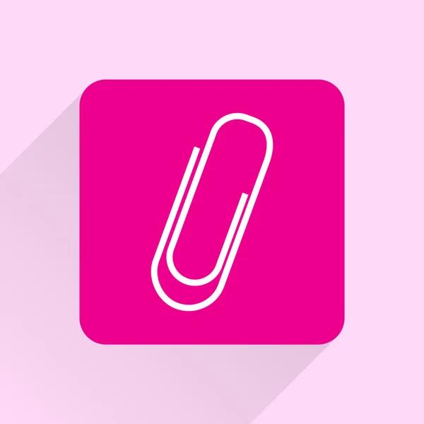 Paper clip icon — Stock Vector