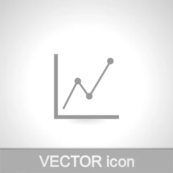 Infografía, icono del gráfico — Vector de stock