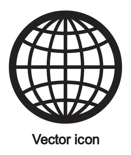 Globe ikon illustration — Stock vektor