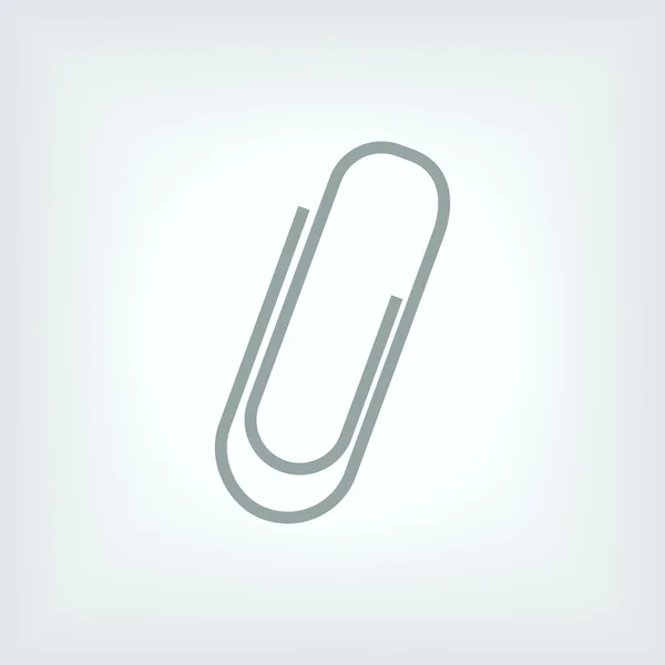 Clip de papel icono — Vector de stock