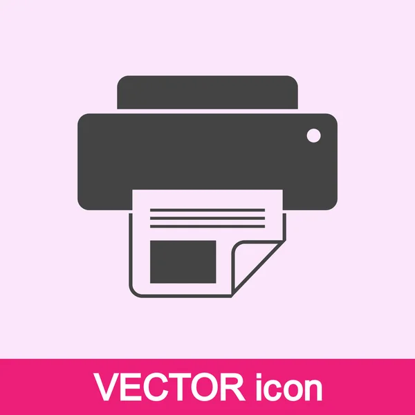 Printer pictogram illustratie — Stockvector