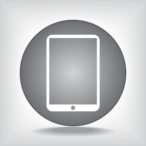 Pictogram van moderne digitale tablet pc — Stockvector