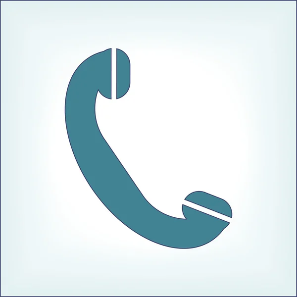 Telefon, flaches Symbol — Stockvektor