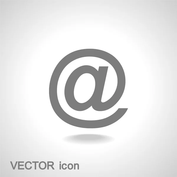 Ikona elektronické pošty Internetu — Stockový vektor