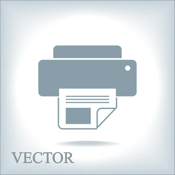 Printer icon illustration — Stock Vector