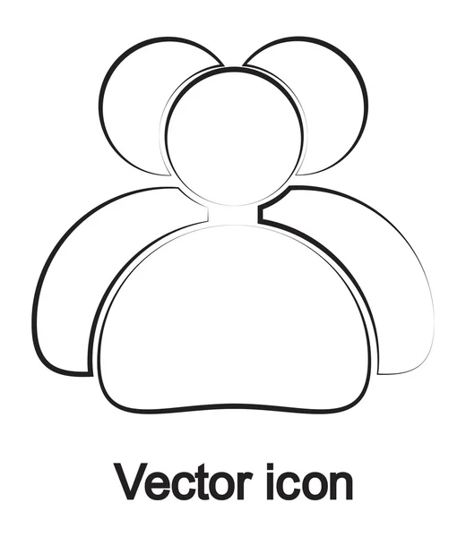 Icono de gente — Vector de stock