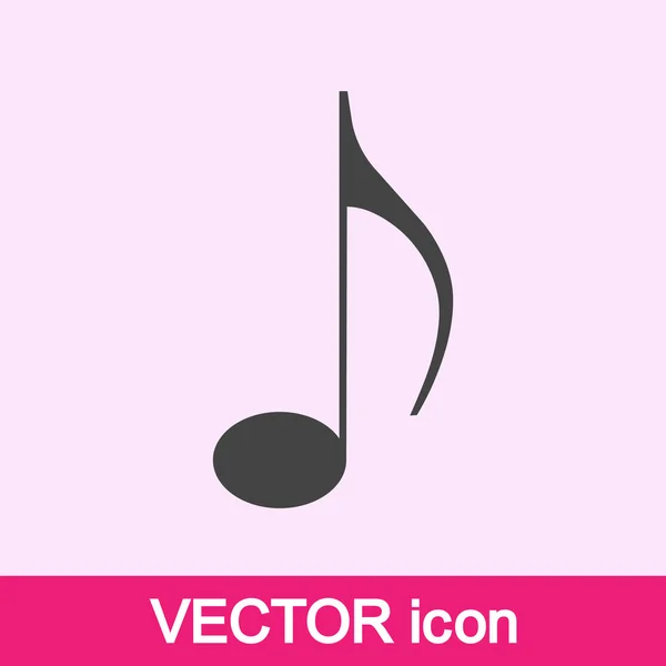 Ikona hudby — Stockový vektor