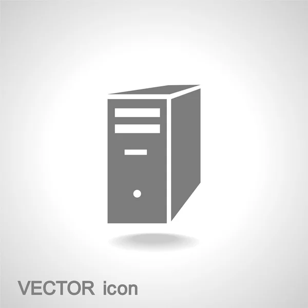 Icône de serveur informatique — Image vectorielle