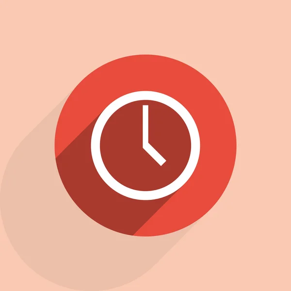 Icono del reloj — Vector de stock